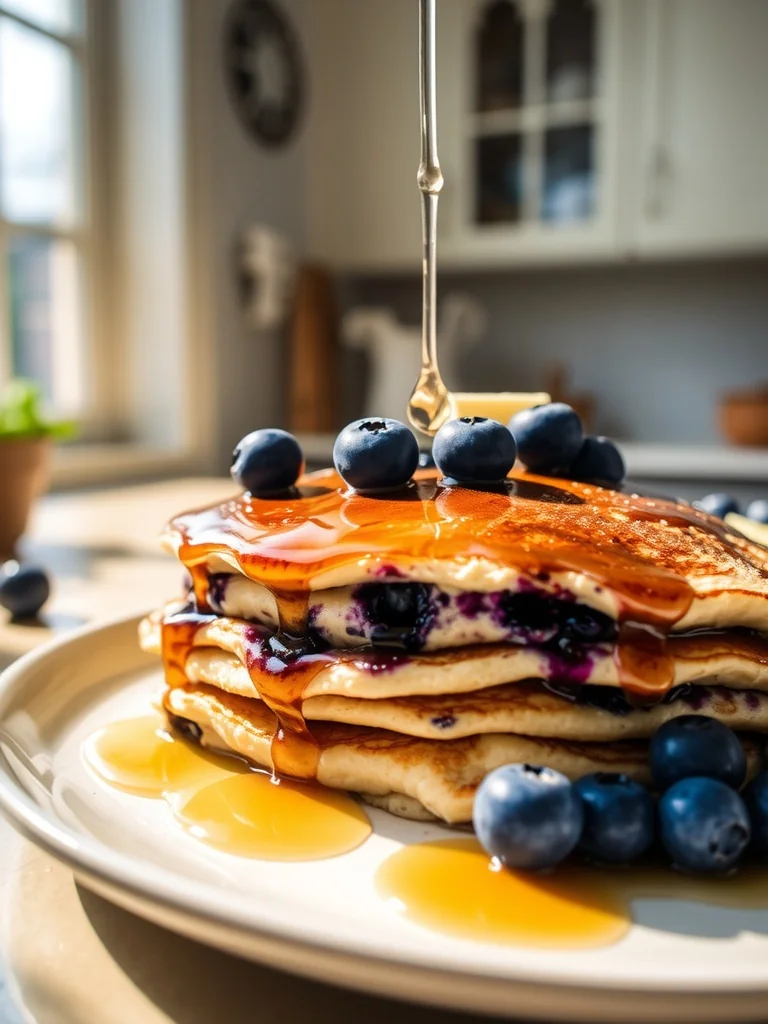 Blueberry Buttermilk Pancake Casserole Easy Weekend Brunch