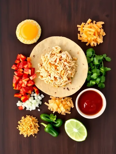 Breakfast Enchiladas – Easy Morning Delight - ingredients preparation