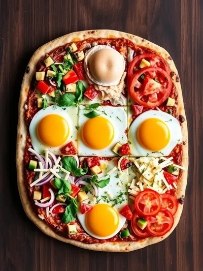 Best Breakfast Pizza Recipe - ingredients preparation