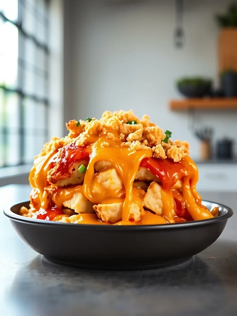 Buffalo Chicken Cheese Bake - Easy Appetizer