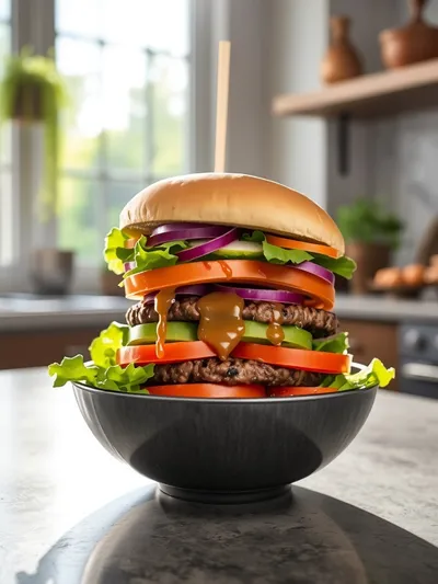 Healthy Burger Bowls – Quick & Easy Lunch