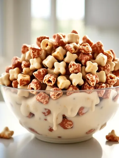 Cake Batter Puppy Chow Recipe