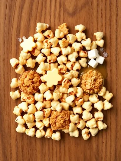 Best Caramel Corn Recipe – Sweet Crunchy Snack - ingredients preparation