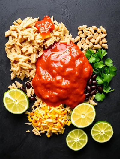 Chicken Enchilada Rice Casserole - Ready in 35 Minutes - ingredients preparation