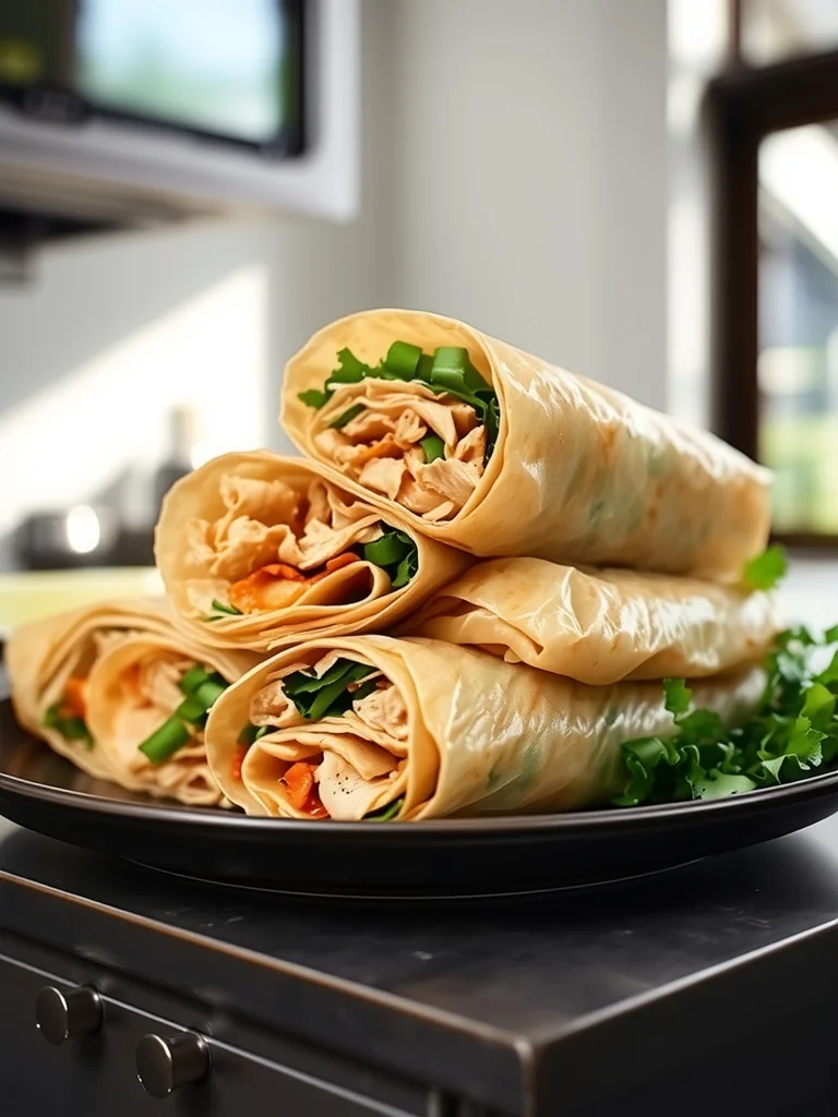 Chicken Paper Rolls – Quick & Easy Snack