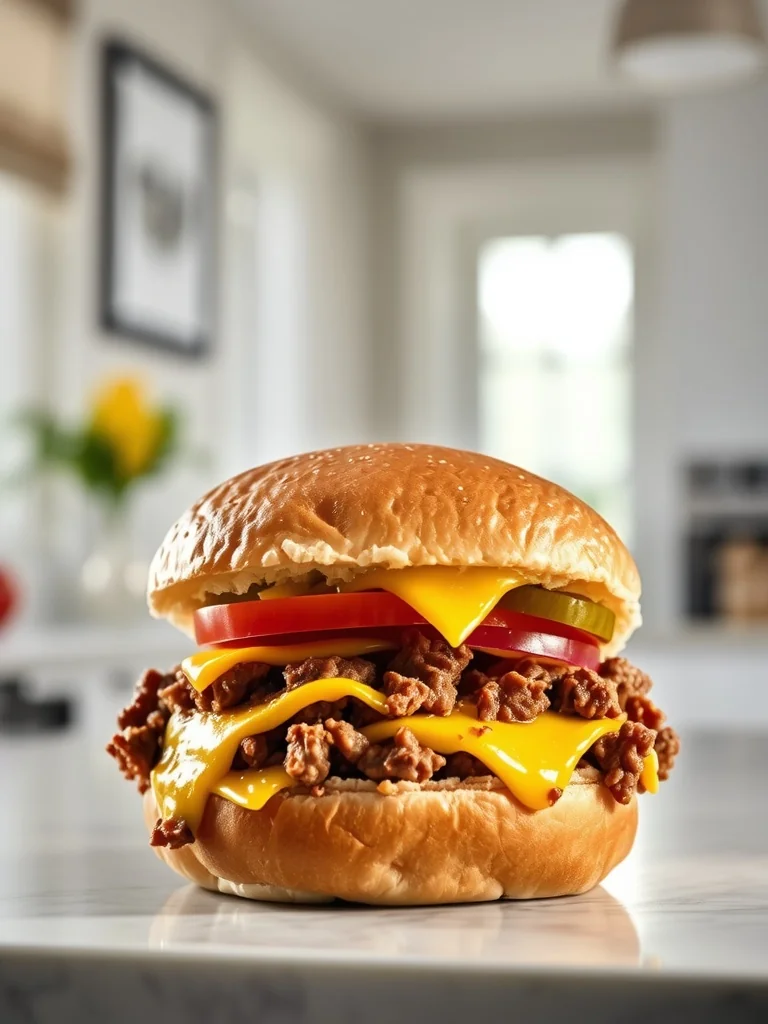 Chopped Cheese Sliders Recipe