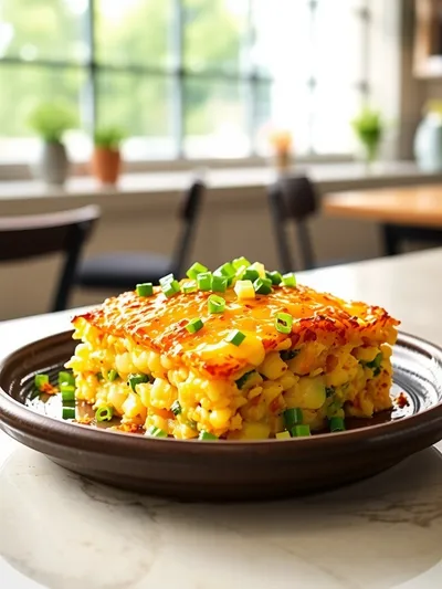Classic Breakfast Hashbrown Casserole - cooking process