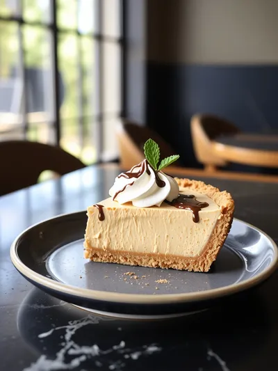 No Bake Peanut Butter Pie with Graham Cracker Crust - cooking process