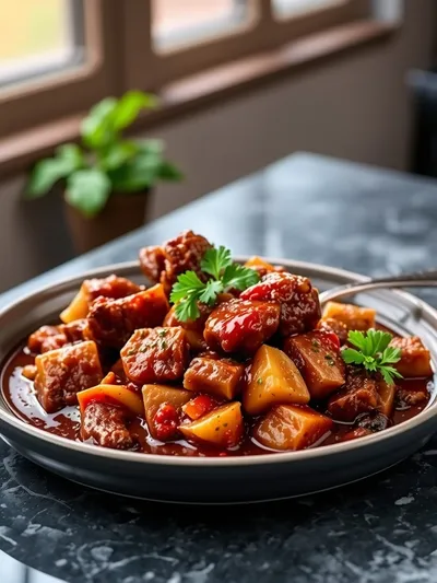 Simple Old Fashioned Goulash Recipe - cooking process