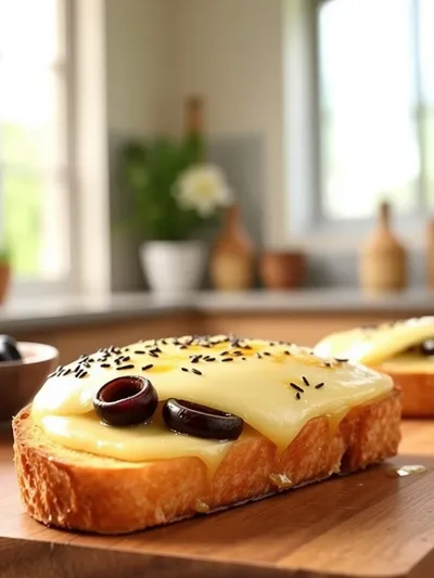 Easy Olive Cheese Bread Appetizer