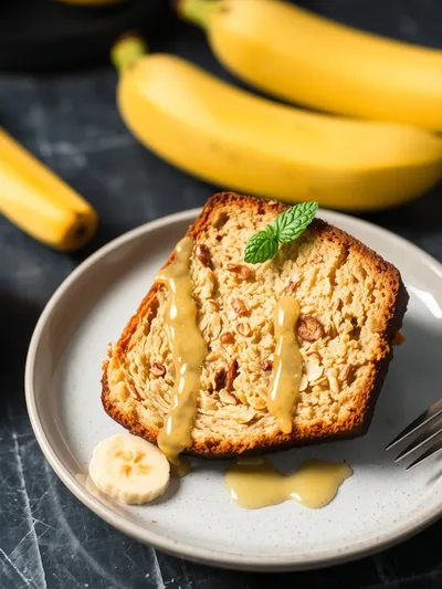 Moist Pineapple Banana Bread - ready to serve