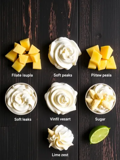 Pineapple Fluff: Light Tropical Dessert - ingredients preparation