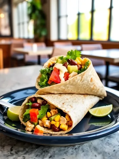Southwest Chicken Wraps – Quick & Easy Lunch - ready to serve