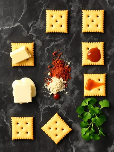 Spicy Ranch Saltines – Quick Snack Recipe - ingredients preparation