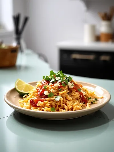 The Best Taco Rice - cooking process
