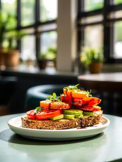 Best Tomato Avocado Sandwich - cooking process